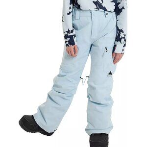 BURTON YOUTH MEDIUM DryRide Ski Snow Cargo Pants Waterproof light blue rn 87380